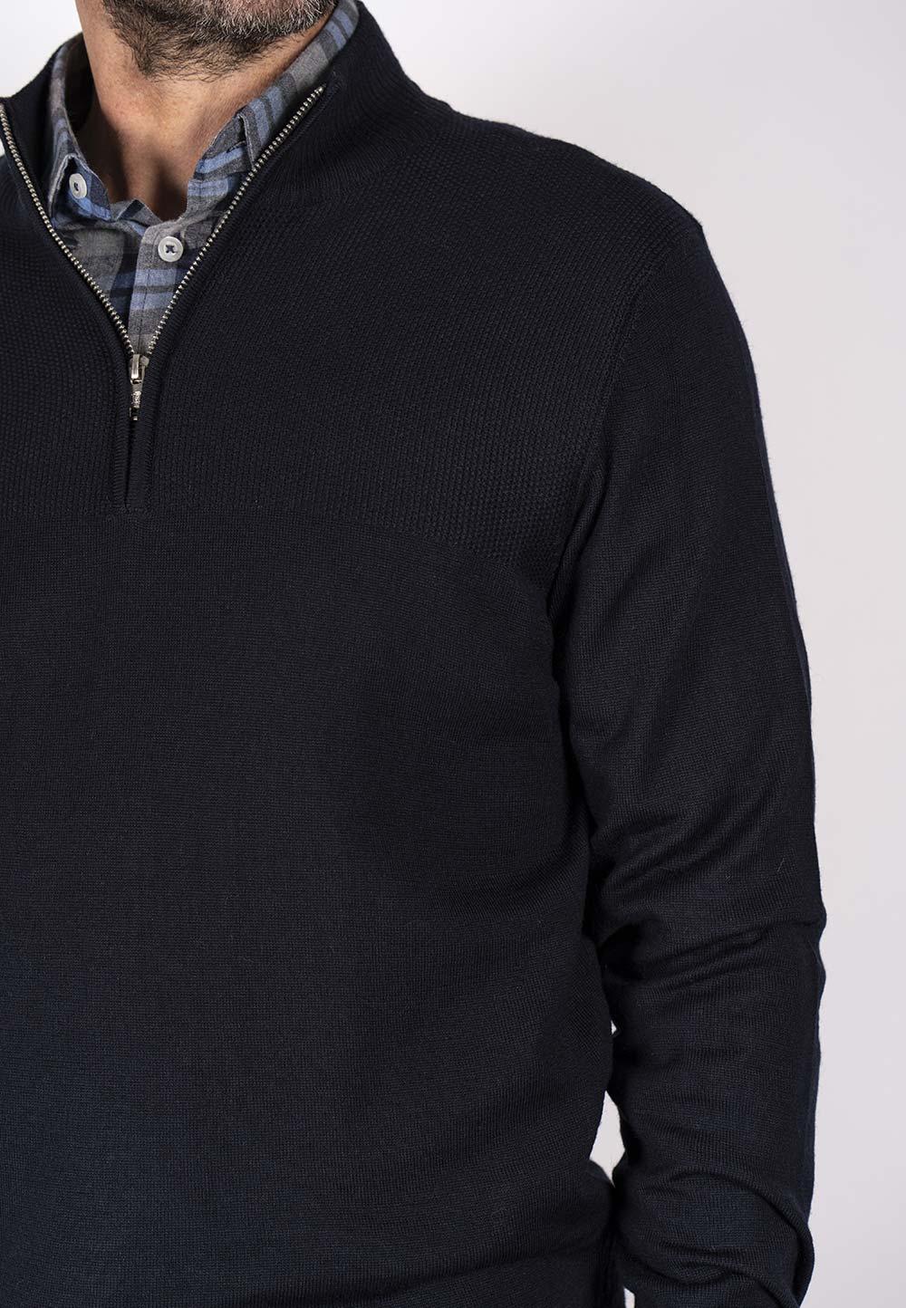 Pre End Joseph - halfzip merino strik - HUSET Men & Women