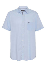 Pre End Michigan - ensfarvet kortærmet skjorte - HUSET Men & Women