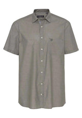 Pre End Michigan - ensfarvet kortærmet skjorte - HUSET Men & Women