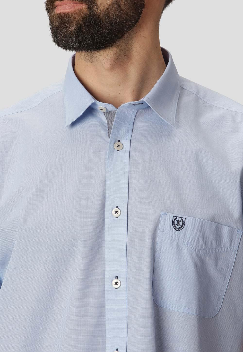 Pre End Michigan - ensfarvet kortærmet skjorte - HUSET Men & Women