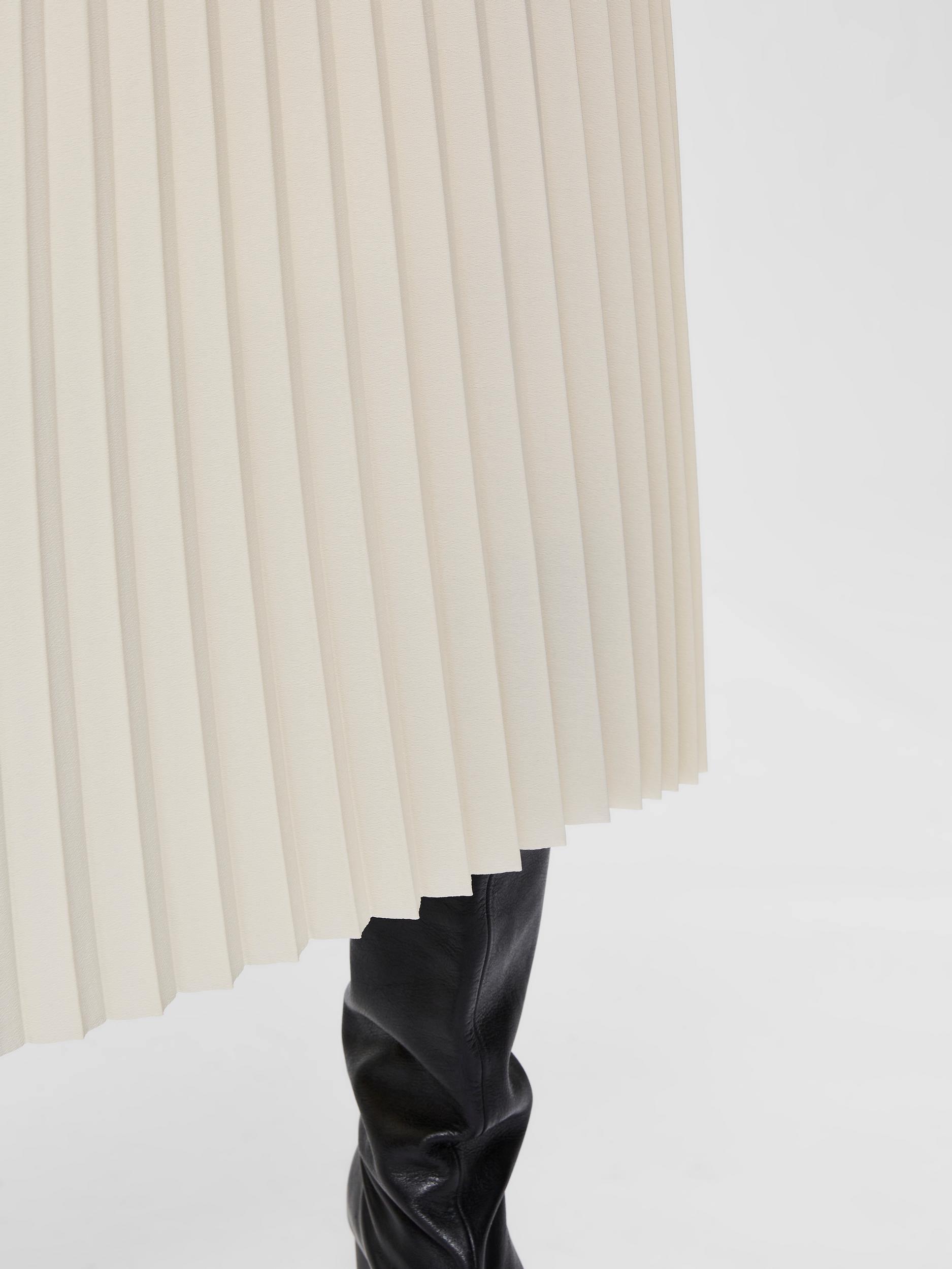 Selected Femme Alexis - Plisse midi nederdel - HUSET Men & Women