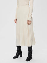 Selected Femme Alexis - Plisse midi nederdel - HUSET Men & Women