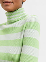 Selected Femme Amina - Rullekrave strikbluse - HUSET Men & Women