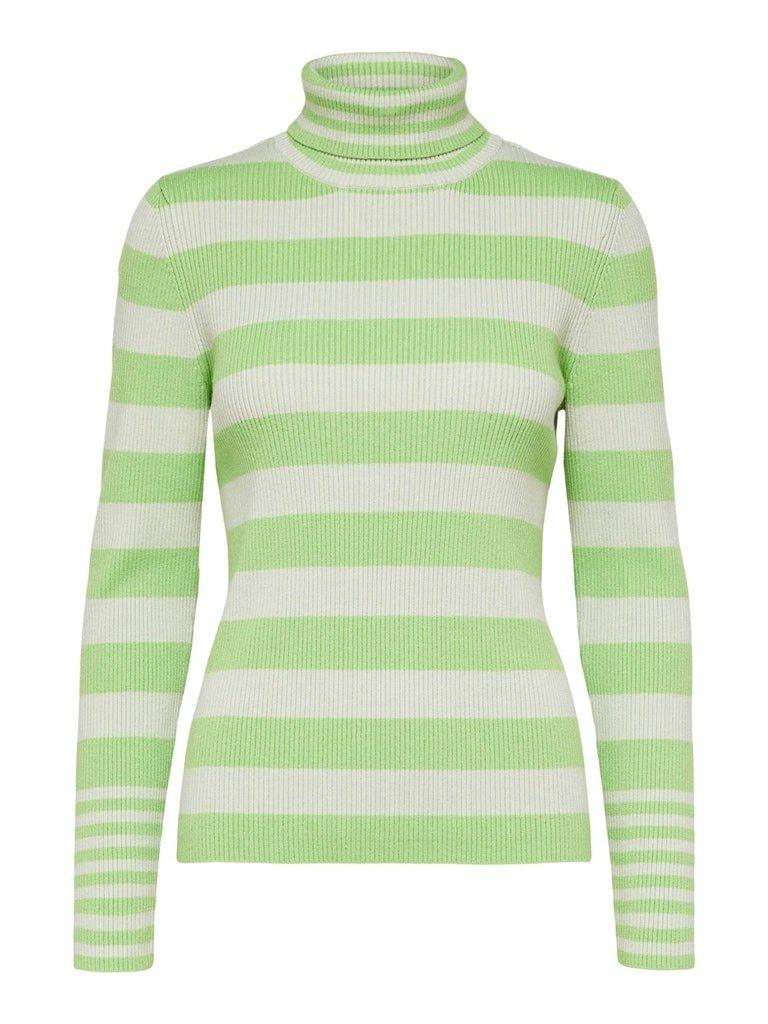 Selected Femme Amina - Rullekrave strikbluse - HUSET Men & Women