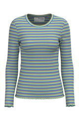 Selected Femme Anna - Stribet langærmet t-shirt - HUSET Men & Women