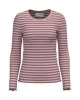 Selected Femme Anna - Stribet langærmet t-shirt - HUSET Men & Women