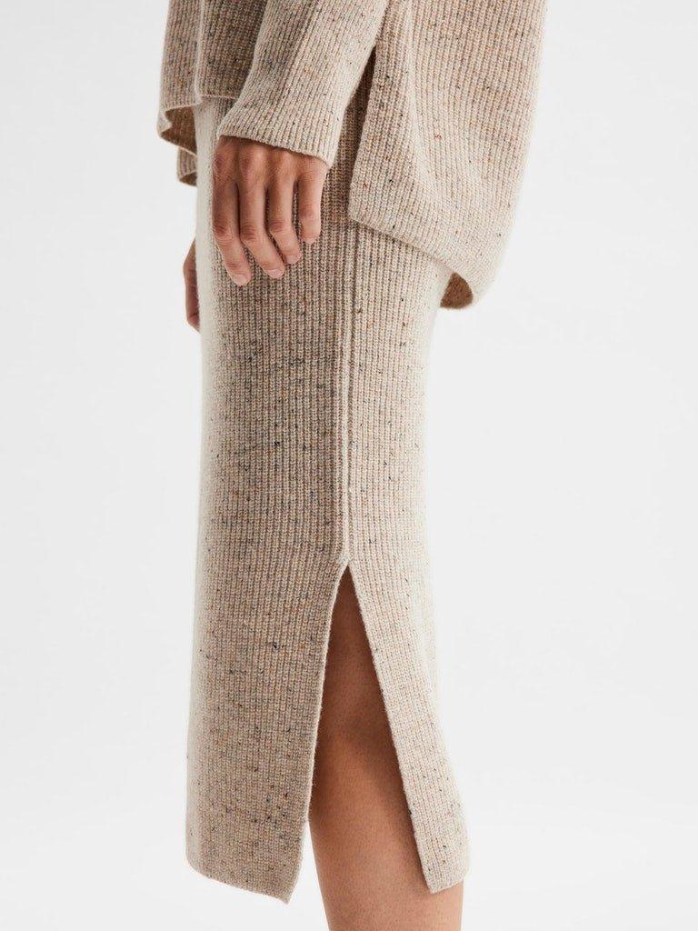 Selected Femme Annalisa - Midi strik nederdel - HUSET Men & Women