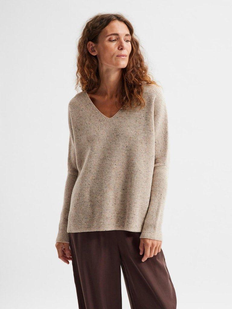 Selected Femme Annalise - Uld strik - HUSET Men & Women