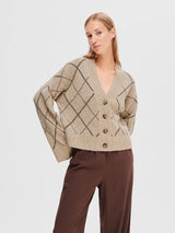 Selected Femme Aril - Strikket uldcardigan - HUSET Men & Women