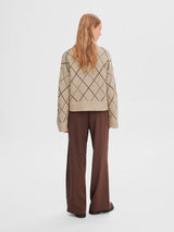 Selected Femme Aril - Strikket uldcardigan - HUSET Men & Women