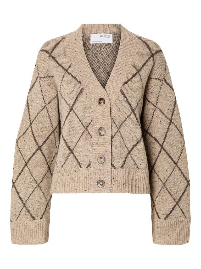 Selected Femme Aril - Strikket uldcardigan - HUSET Men & Women