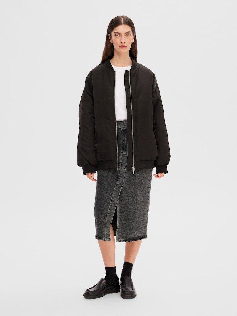 Selected Femme Berete - Re-down bomber jakke - HUSET Men & Women