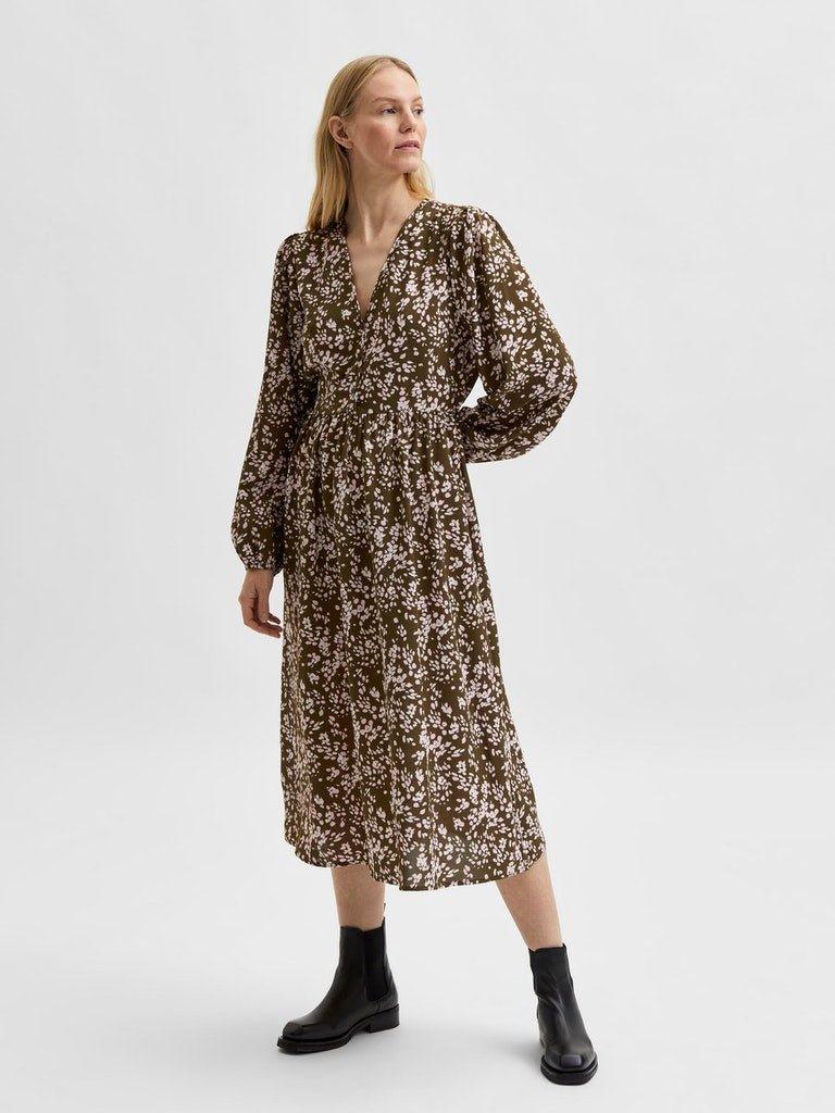Selected Femme Beth - Midikjole - HUSET Men & Women