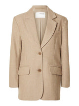 Selected Femme Britt - Oversize uldblazer - HUSET Men & Women