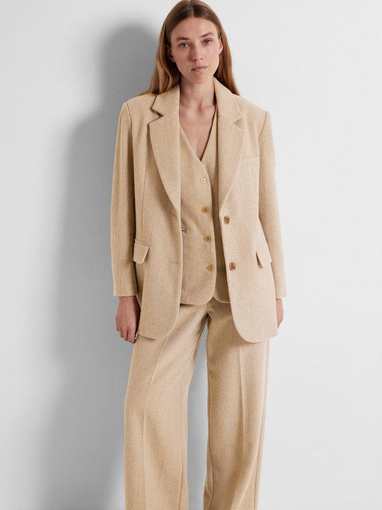 Selected Femme Britt - Oversize uldblazer - HUSET Men & Women