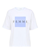 Selected Femme Cara - Logo t-shirt - HUSET Men & Women