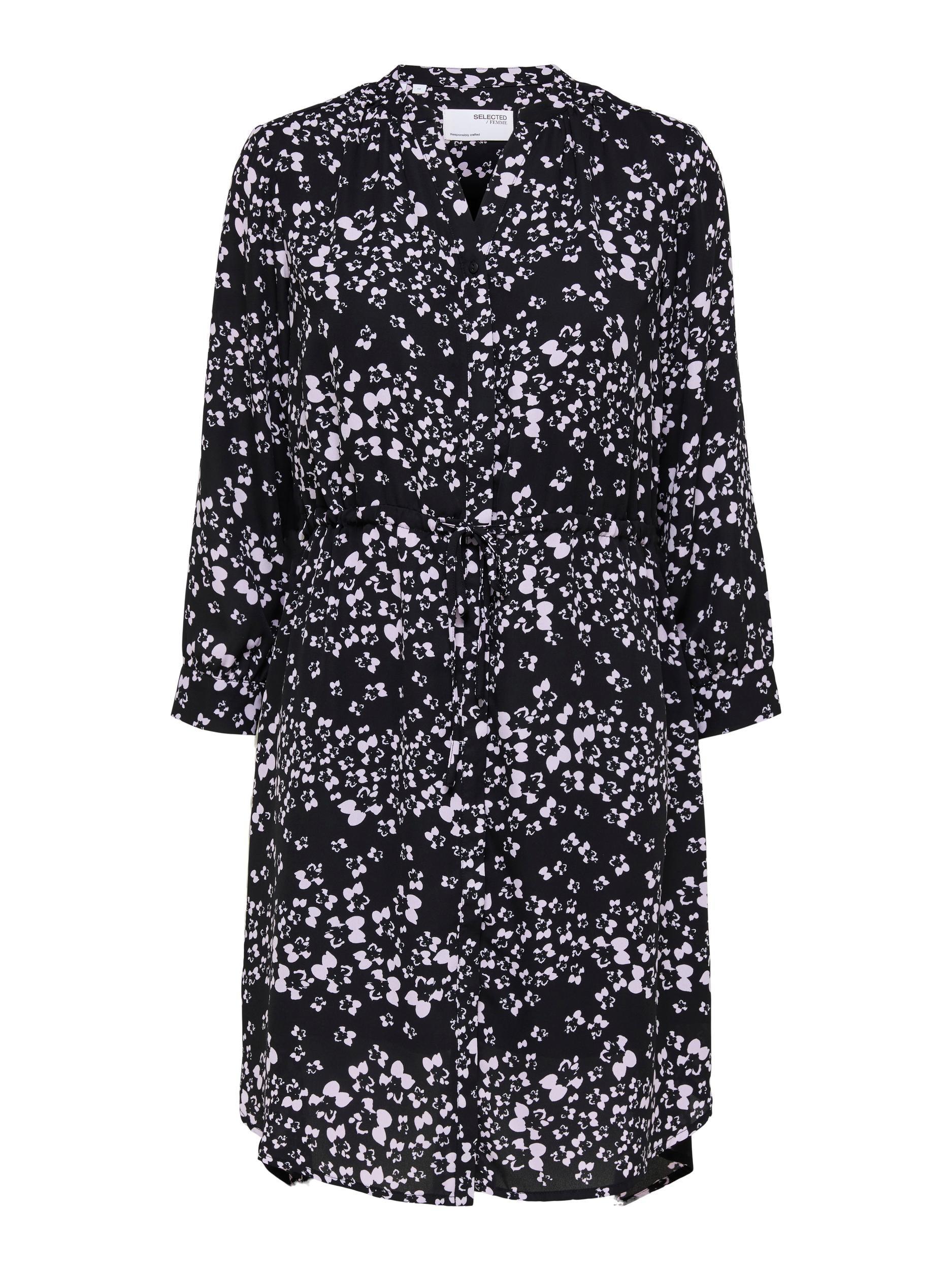 Selected Femme Damina - Mønsteret kjole - HUSET Men & Women