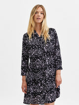 Selected Femme Damina - Mønsteret kjole - HUSET Men & Women