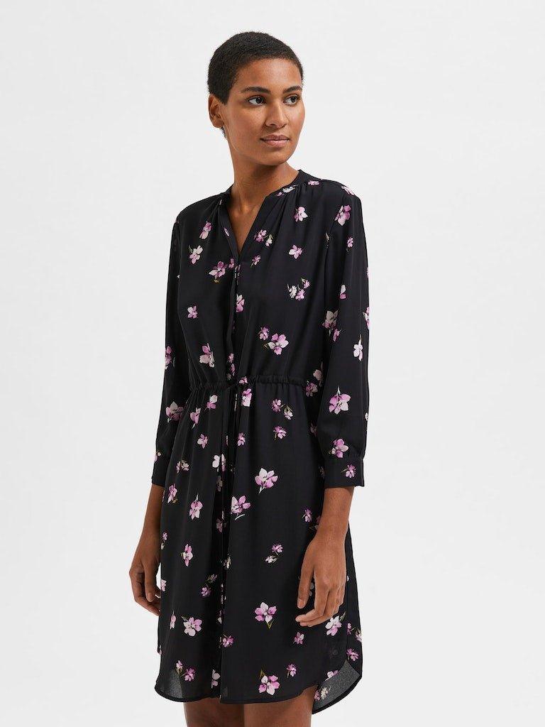 Selected Femme Damina - Mønsteret kjole - HUSET Men & Women