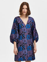 Selected Femme Elani - Jacquard kjole - HUSET Men & Women