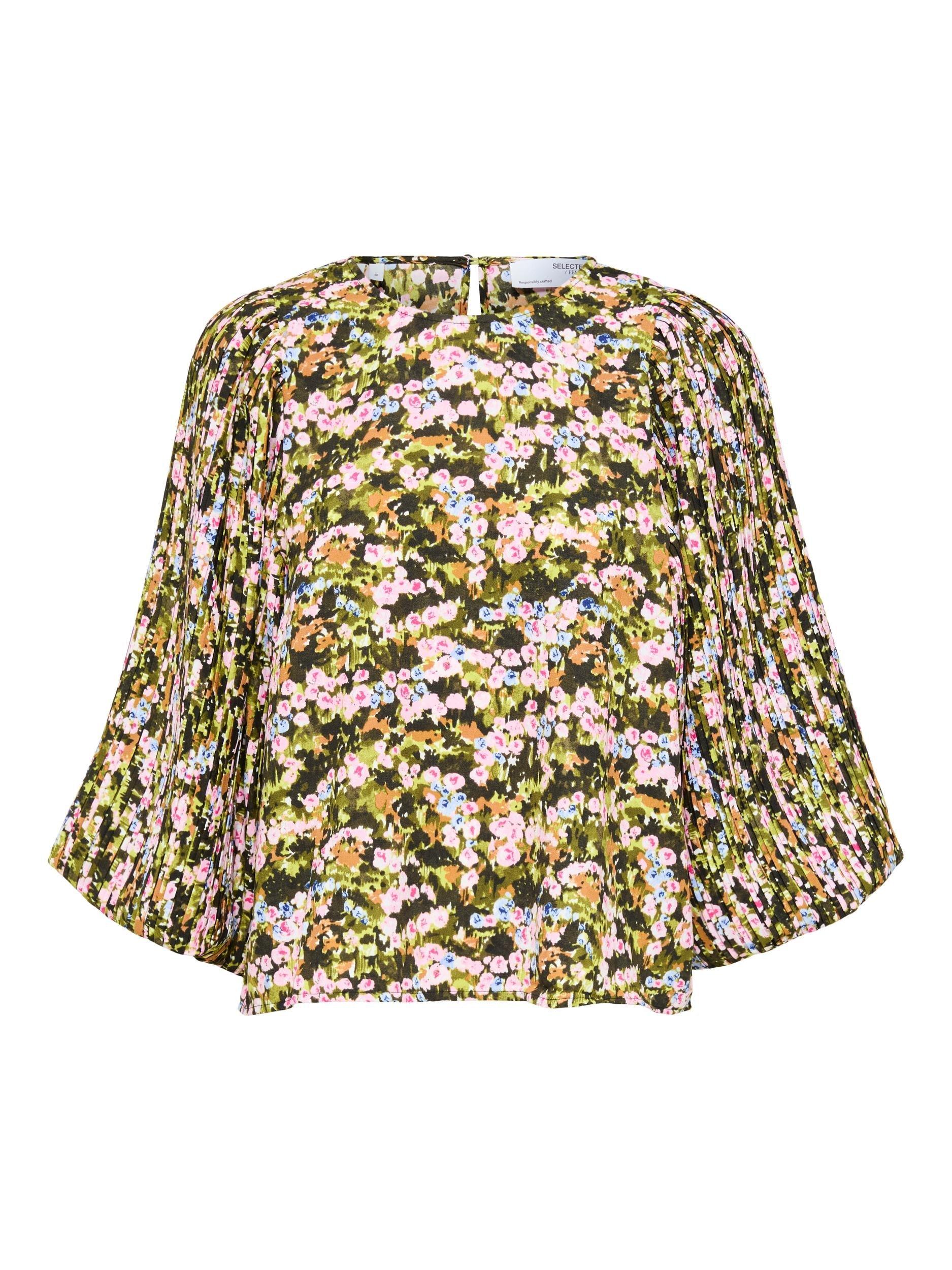 Selected Femme Evie - Plisse top - HUSET Men & Women