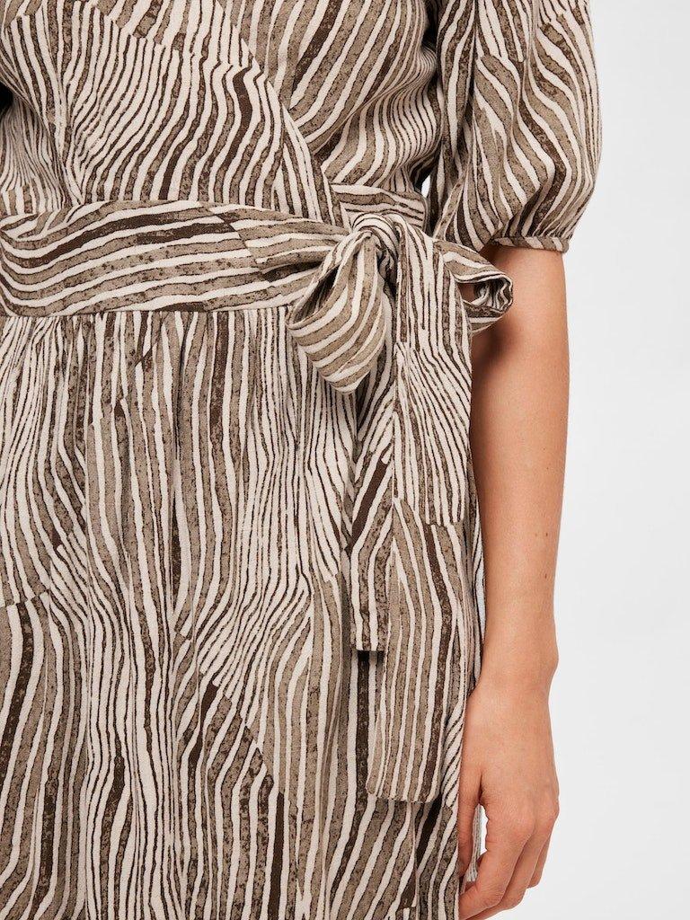 Selected Femme Evita - Wrap kjole - HUSET Men & Women