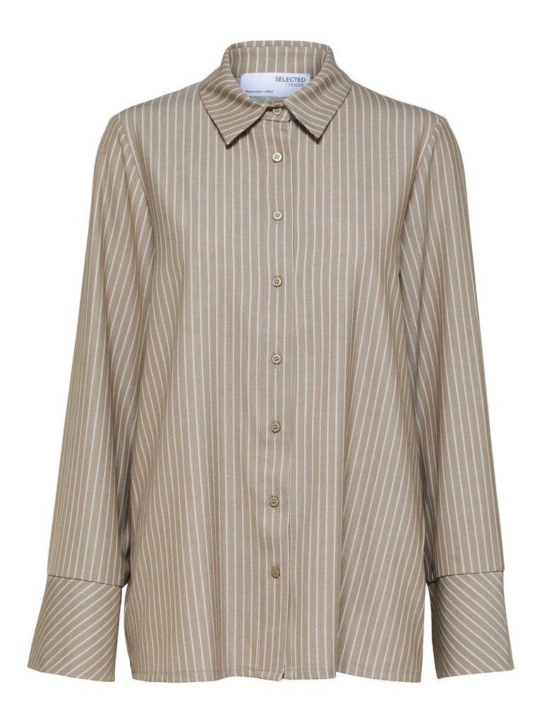 Selected Femme Fenja - Oversize lang skjorte - HUSET Men & Women