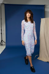 Selected Femme Frigga-meta - Mesh kjole - HUSET Men & Women