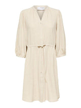 Selected Femme Ida-damina - Hør kjole - HUSET Men & Women