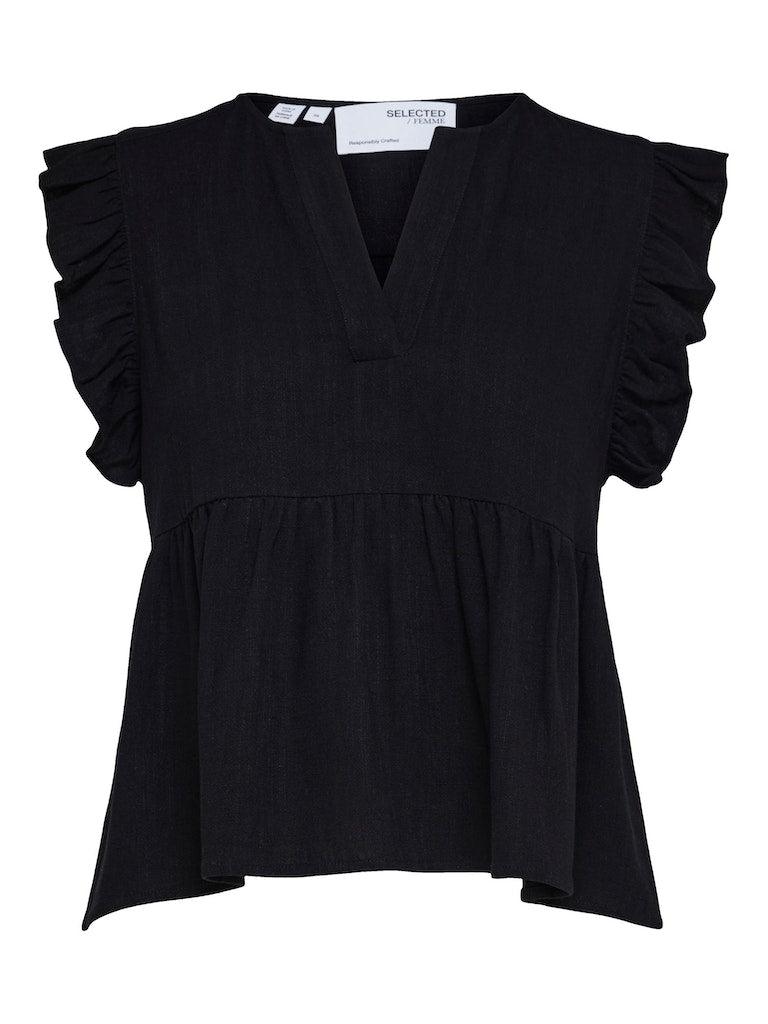 Selected Femme Ida - Hør top - HUSET Men & Women