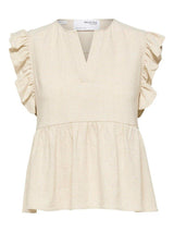 Selected Femme Ida - Hør top - HUSET Men & Women