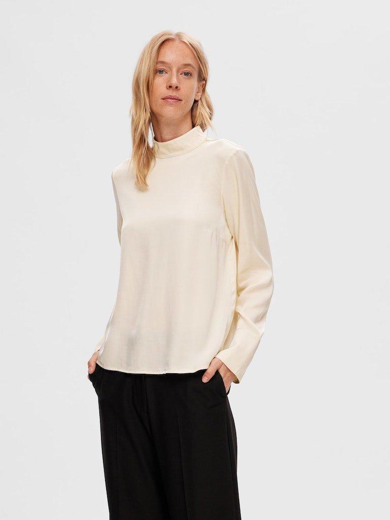 Selected Femme Ivy - Satin top - HUSET Men & Women