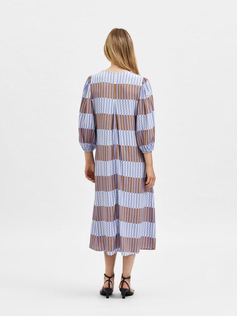 Selected Femme Kanny-helina - Viskose kjole - HUSET Men & Women