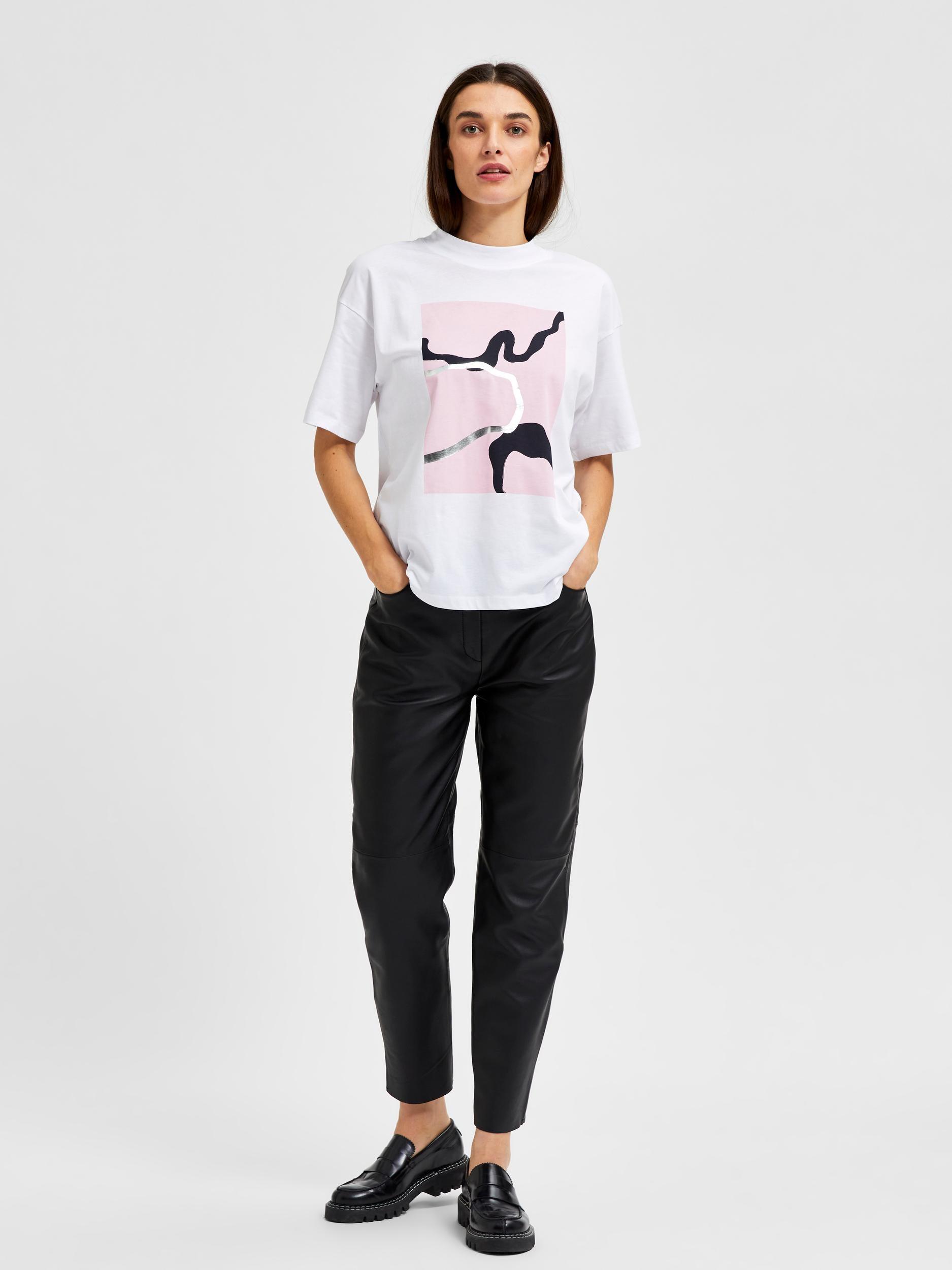 Selected Femme Miralda - Økologisk bomulds t-shirt - HUSET Men & Women