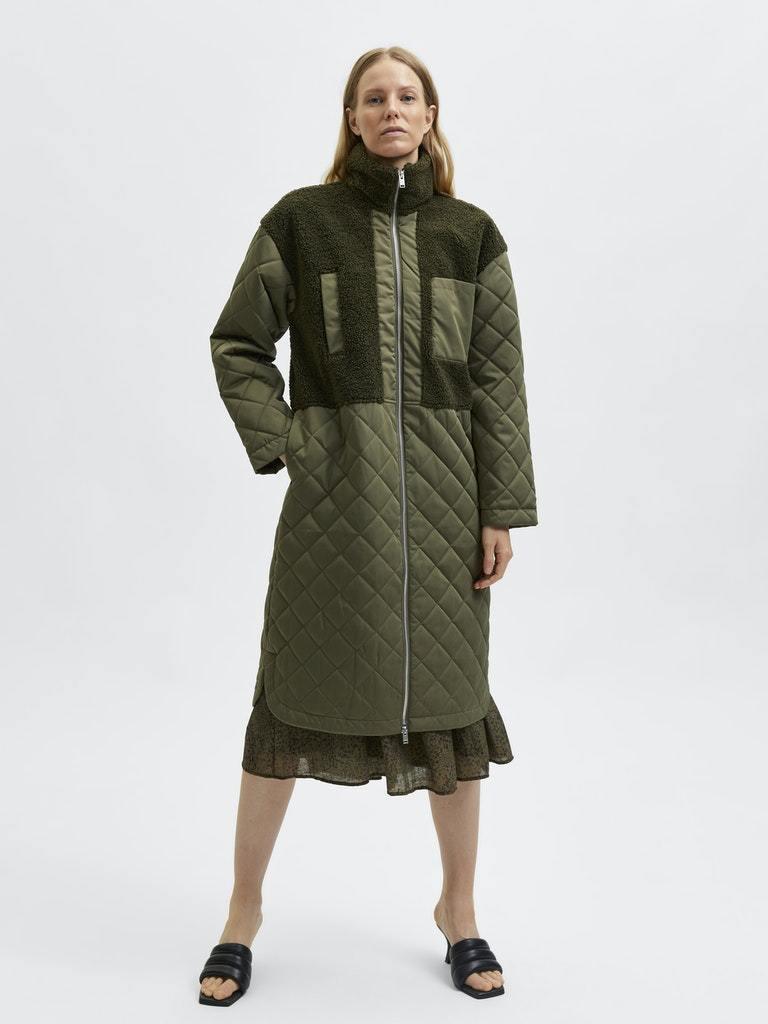 Selected Femme Molly - Quilted teddy frakke - HUSET Men & Women