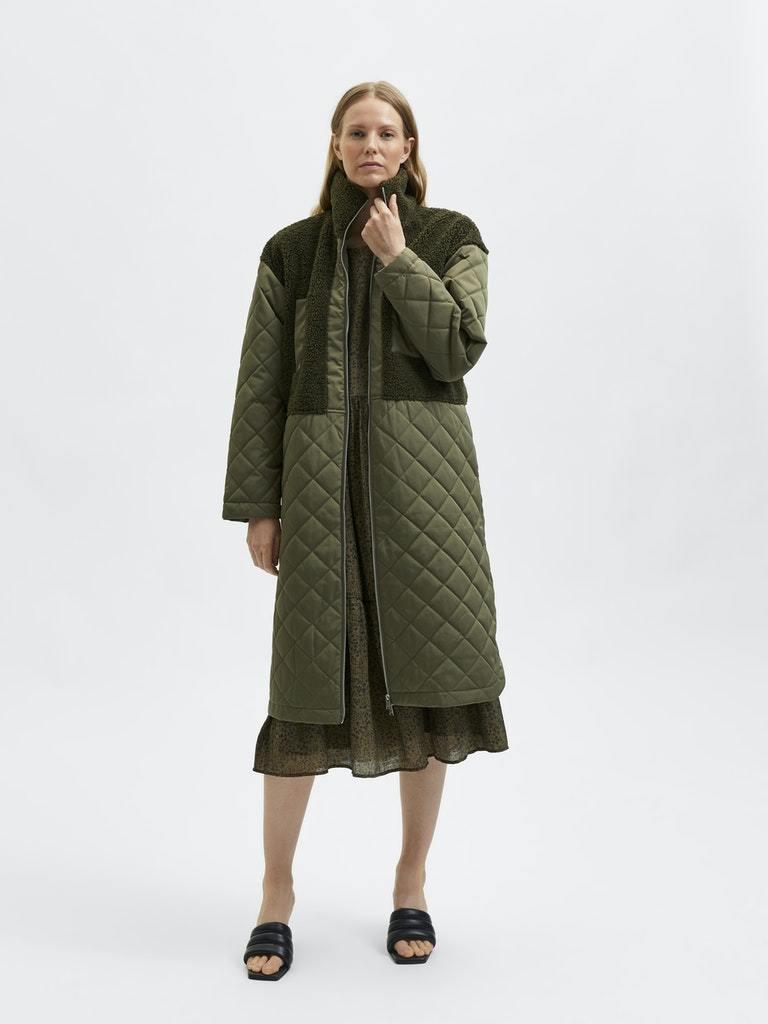 Selected Femme Molly - Quilted teddy frakke - HUSET Men & Women