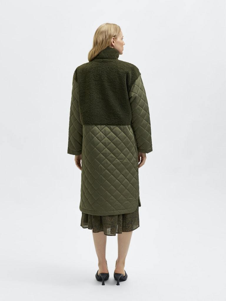 Selected Femme Molly - Quilted teddy frakke - HUSET Men & Women