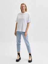 Selected Femme Myla - Logo t-shirt - HUSET Men & Women