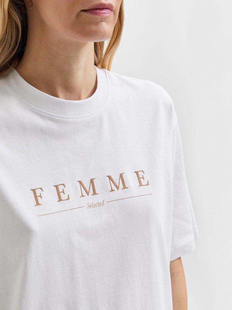Selected Femme Myla - Logo t-shirt - HUSET Men & Women