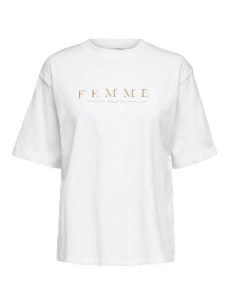 Selected Femme Myla - Logo t-shirt - HUSET Men & Women