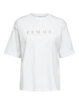 Selected Femme Myla - Logo t-shirt - HUSET Men & Women