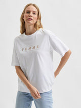 Selected Femme Myla - Logo t-shirt - HUSET Men & Women
