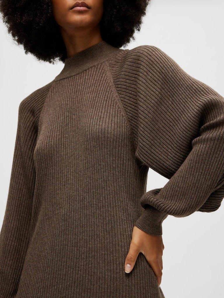 Selected Femme Nappy - Maxi strik kjole - HUSET Men & Women