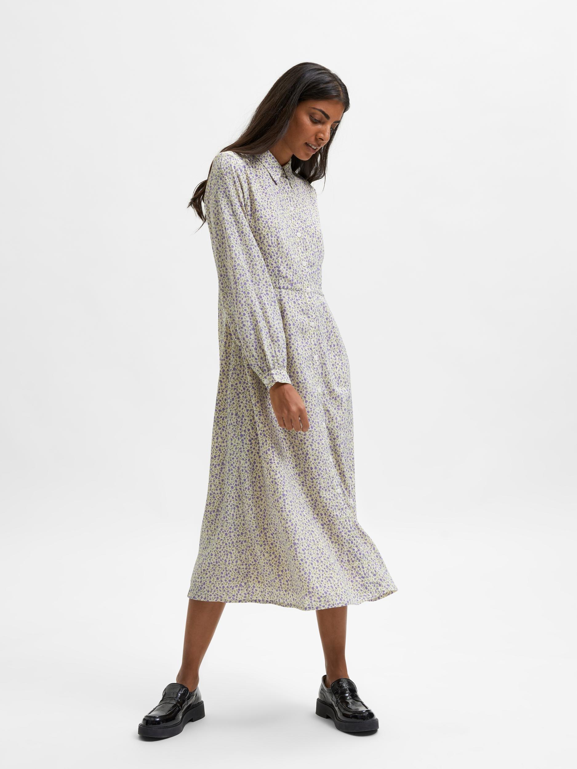 Selected Femme Polly-uma - Midi kjole - HUSET Men & Women