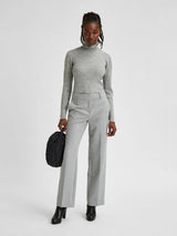 Selected Femme Rita - Bukser m. brede ben mid waist - HUSET Men & Women