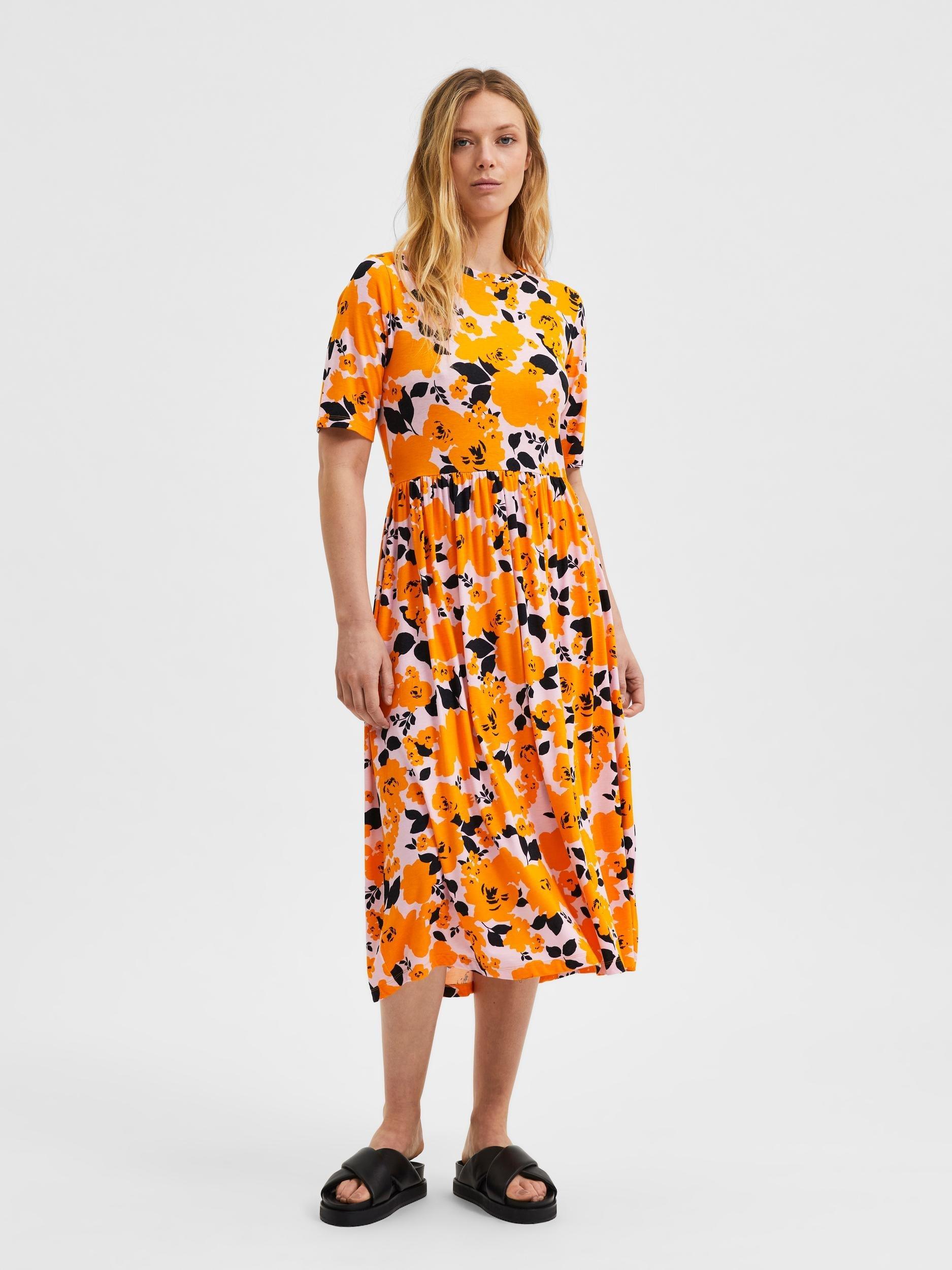 Selected Femme Rita - Midi kjole - HUSET Men & Women