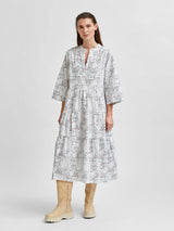Selected Femme Rosella-Florenta - Midi kjole - HUSET Men & Women