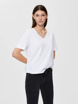 Selected Femme Standard - T-shirt m. v-hals - HUSET Men & Women