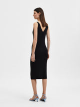Selected Femme Trixie - Strik midi kjole - HUSET Men & Women