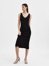 Selected Femme Trixie - Strik midi kjole - HUSET Men & Women